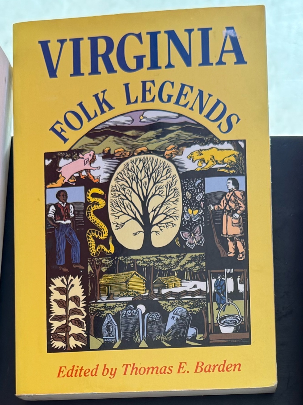 Virginia Folk Legends by Thomas E. Barden - Yellow Cover
